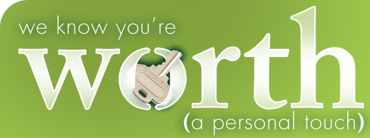 we know you're worth (a personal touch)